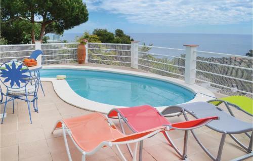 Holiday Home Blanes With Fireplace 03