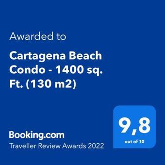 Apartamento Cartagena Beach Condo - 1400 Sq. Ft. (130 M2)