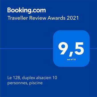Apartamento Le 128, Duplex Alsacien 10 Personnes, Piscine