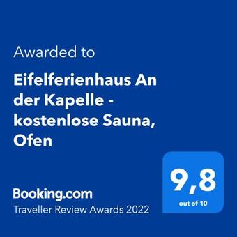 Eifelferienhaus An Der Kapelle - Kostenlose Sauna, Ofen