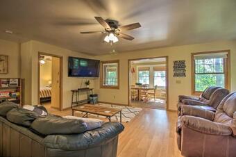 Waterfront Leech Lake Cabin With Dock, Fire Pit