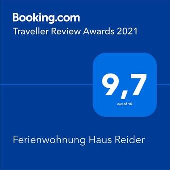 Apartamento Ferienwohnung Haus Reider