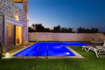 Blue Stone Pool Villa Crete Sea View