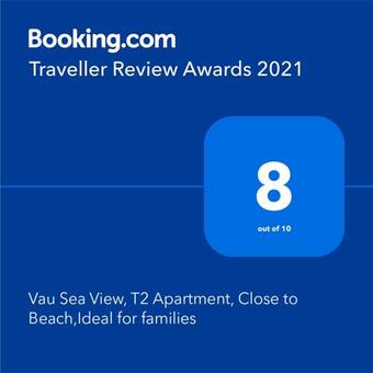 Vau Sea View, T2 Apartment, Close To Beach,ideal For Families