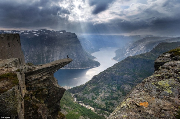 La belleza de La Lengua del Troll de Noruega es capaz de dejarte sin respiración.