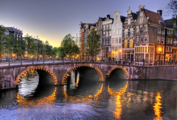 Ámsterdam cuenta con los pisos más estrechos de Europa, pero siguen siendo preciosos.