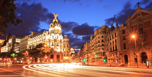 La Gran Vía fue una de las mayores intervenciones urbanísticas del Madrid del s. XX. 