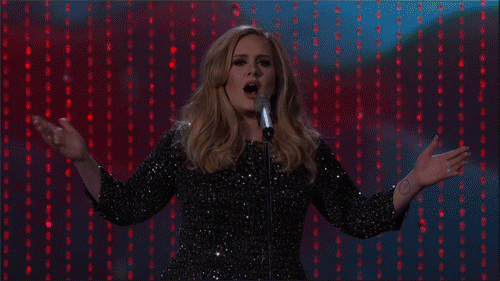 Adele cantando
