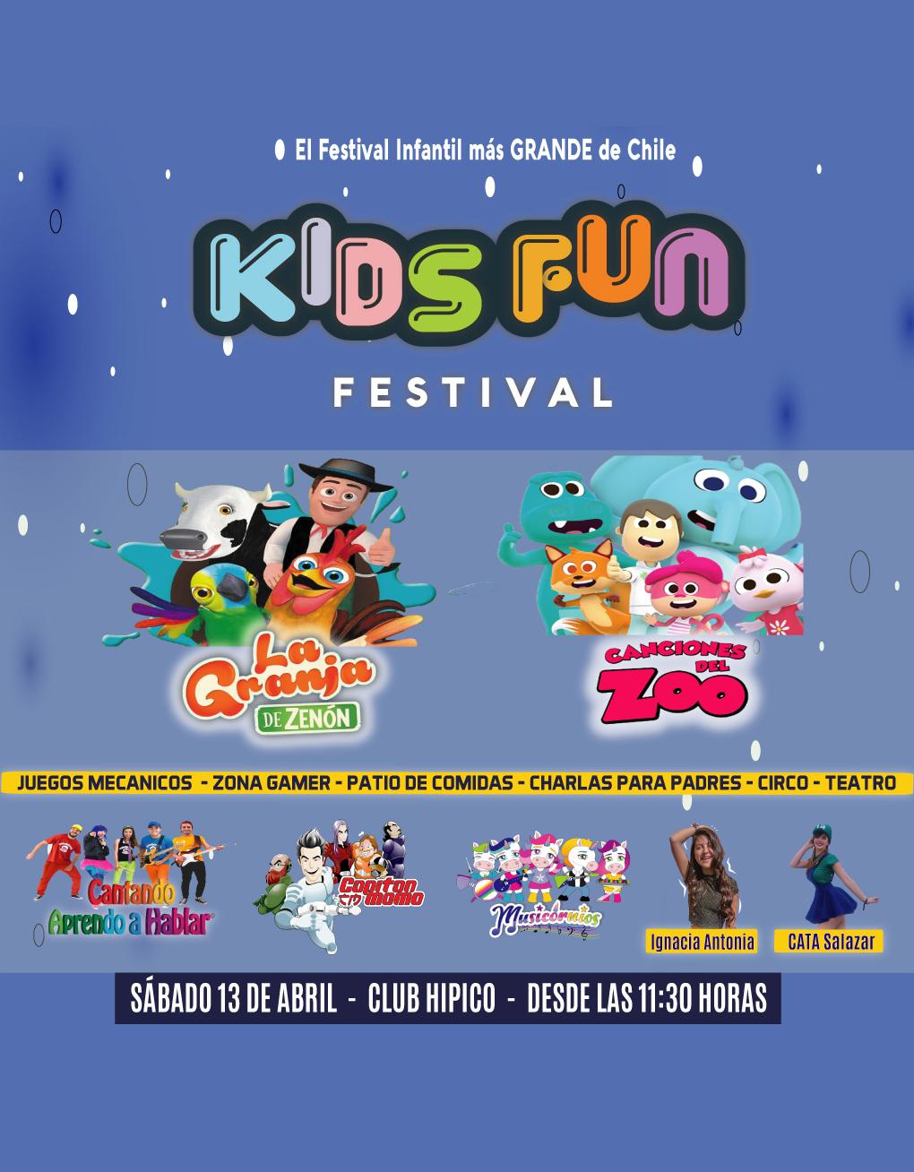 KidsFun Festival - Granja de Zenón, Canciones del Zoo y más