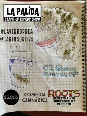 La Pálida StandUp Comedy en Bar Roots Junto a la Verborrea