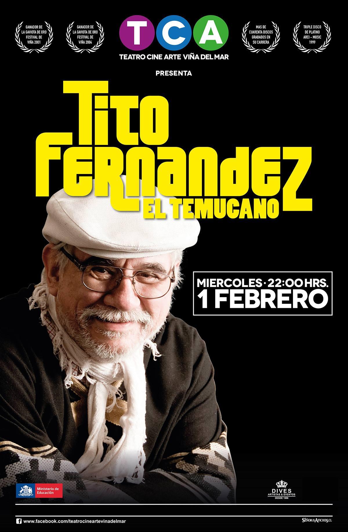 Tito Fernández - El Temucano en Viña del Mar
