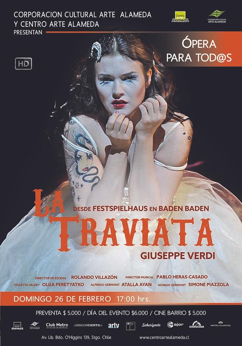 Ópera en pantalla grande - La Traviata de Verdi 