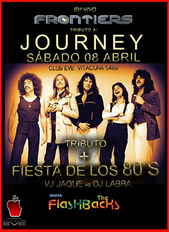 Frontiers Tributo a Journey + Fiesta de los 80s