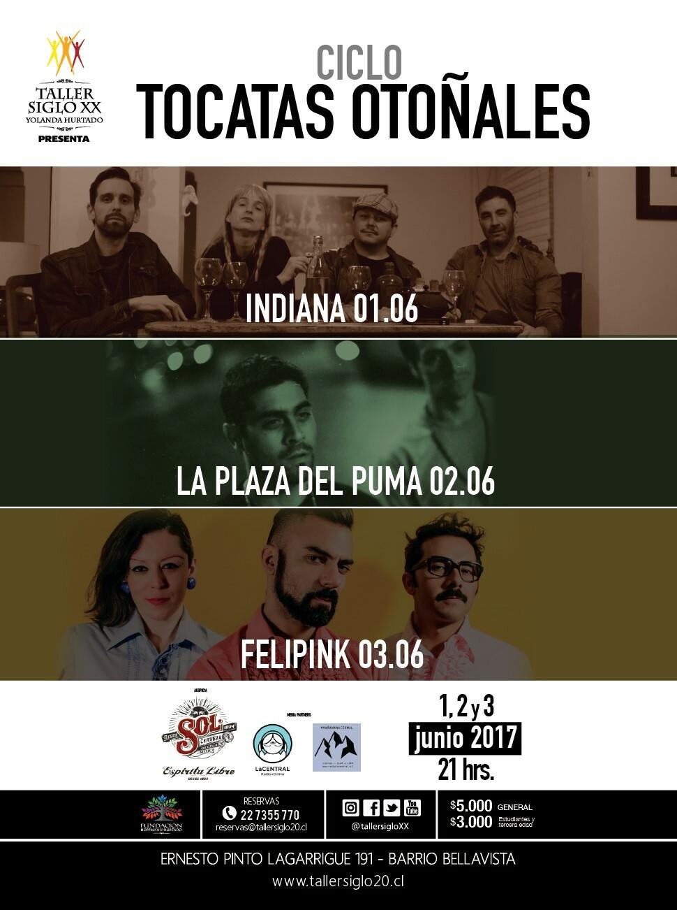 Tocatas Otoñales - Tres bandas nacionales