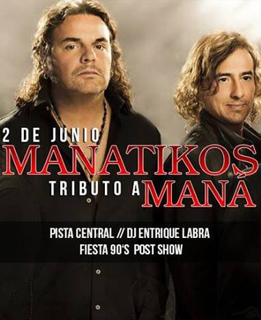 Tributo a Maná junto a Manátikos en Club Eve
