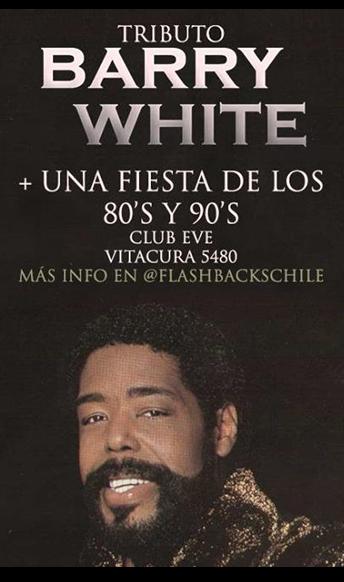 Tributo Barry White + Fiesta 80s y 90s
