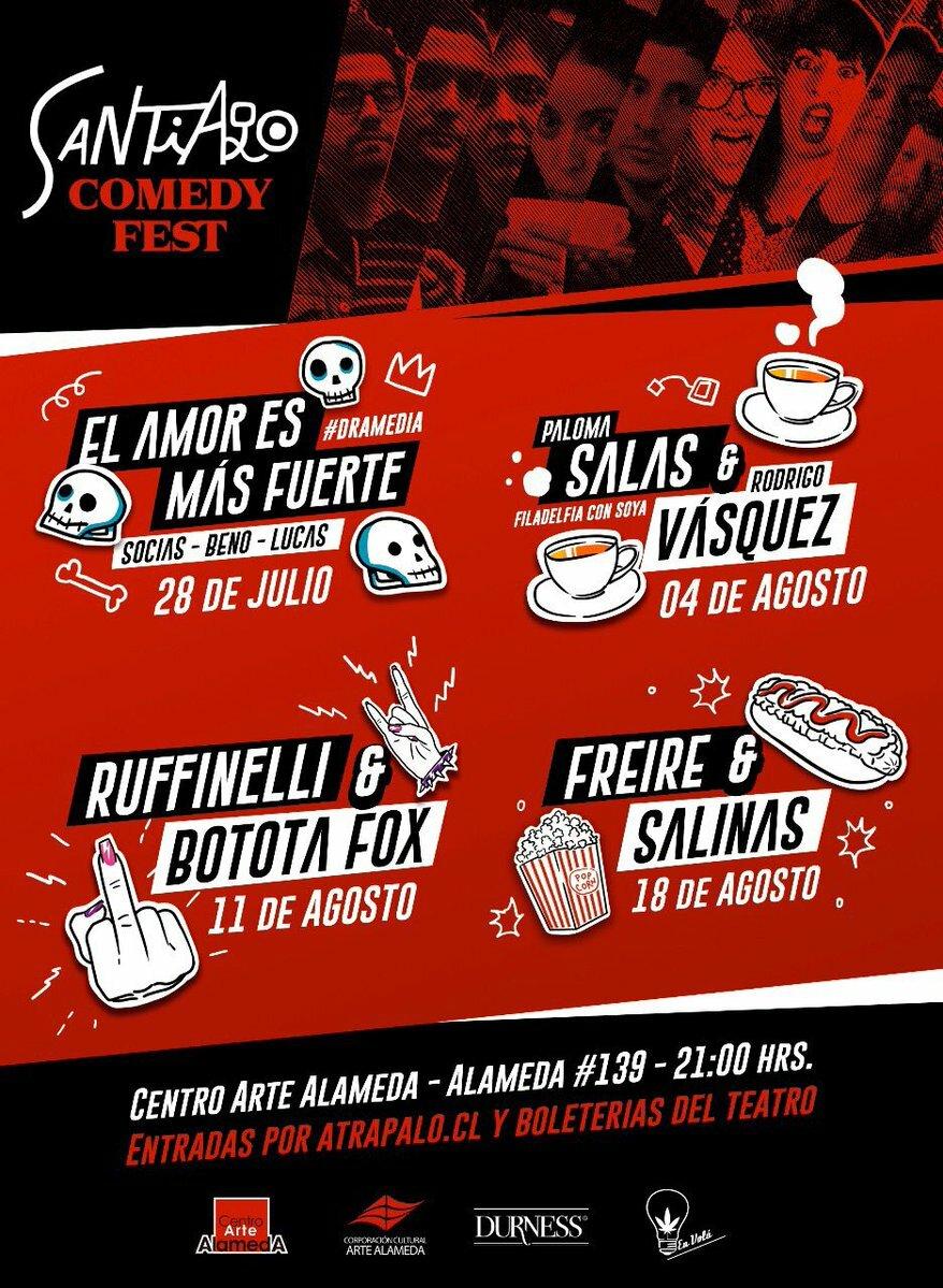 Stgo Comedy Fest- Ruffinelli, Botota, Freire y más