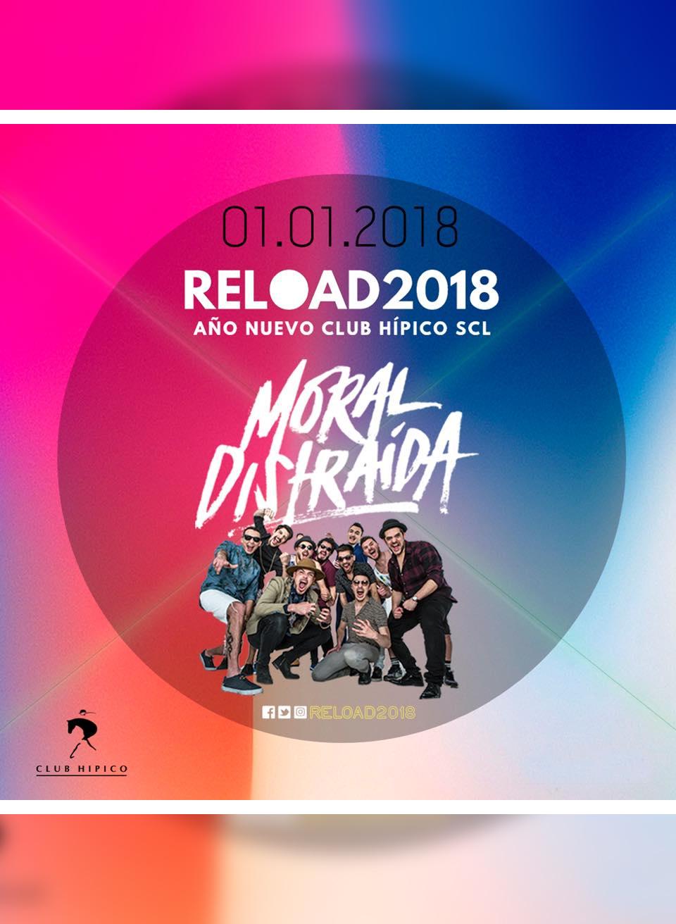 Año Nuevo Club Hípico Reload 2018 - Moral Distraída y más