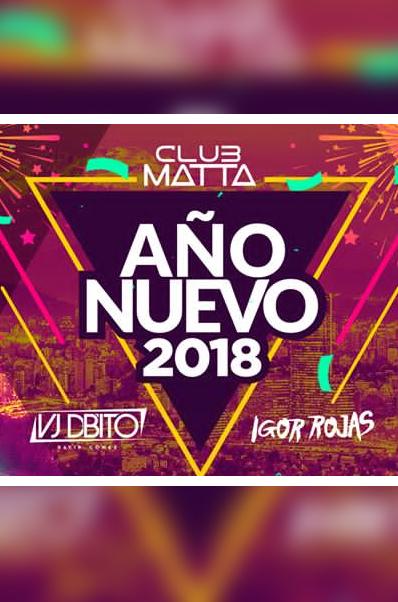 Año Nuevo 2018 en Club Matta