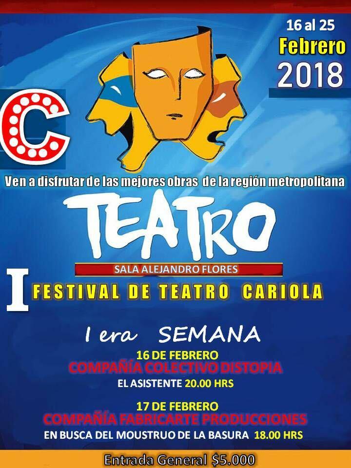 1º Festival de teatro Cariola