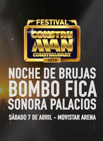 Festival Construman - Noche de Brujas, Bombo Fica y Sonora Palacios