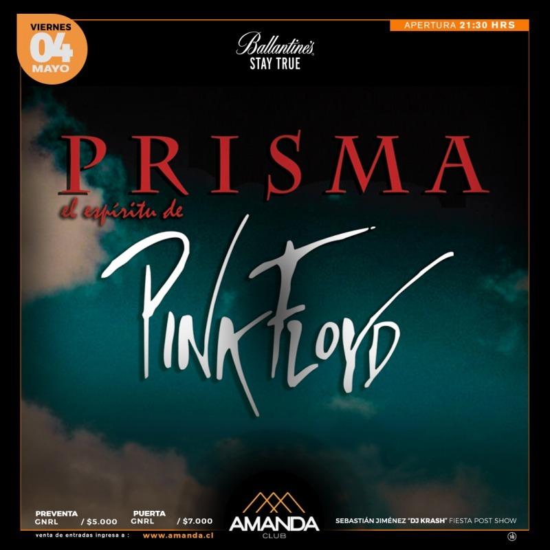 Prisma - El espíritu de Pink Floyd en Club Amanda