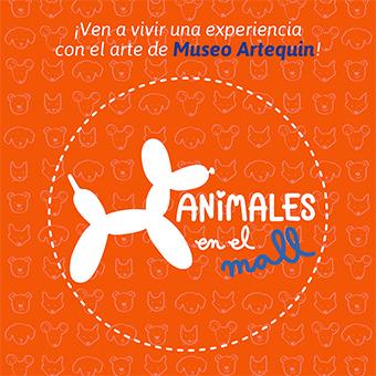 Artequín presenta Animales en el Mall - Ven a jugar con el arte