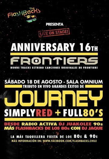 Aniversario 16 de Frontiers - Sala Omnium
