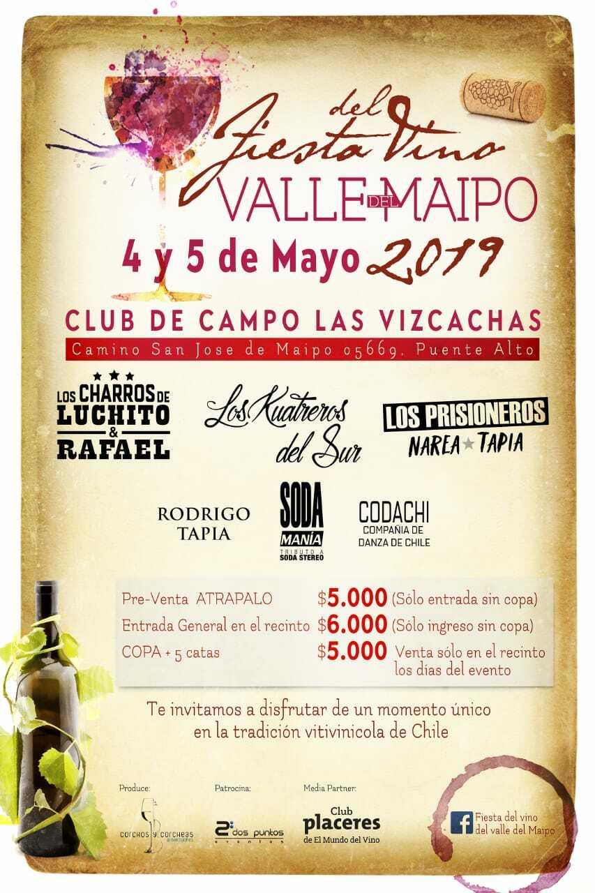 Fiesta del Vino en Valle del Maipo 