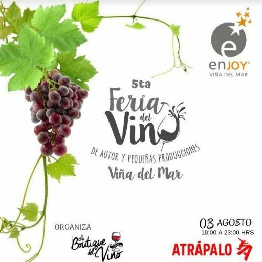 5ta Feria del Vino de Autor y Pequeñas Producciones de Viña del Mar