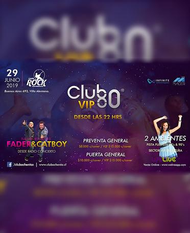 Club 80 VIP 4ª Edición - Café Rock