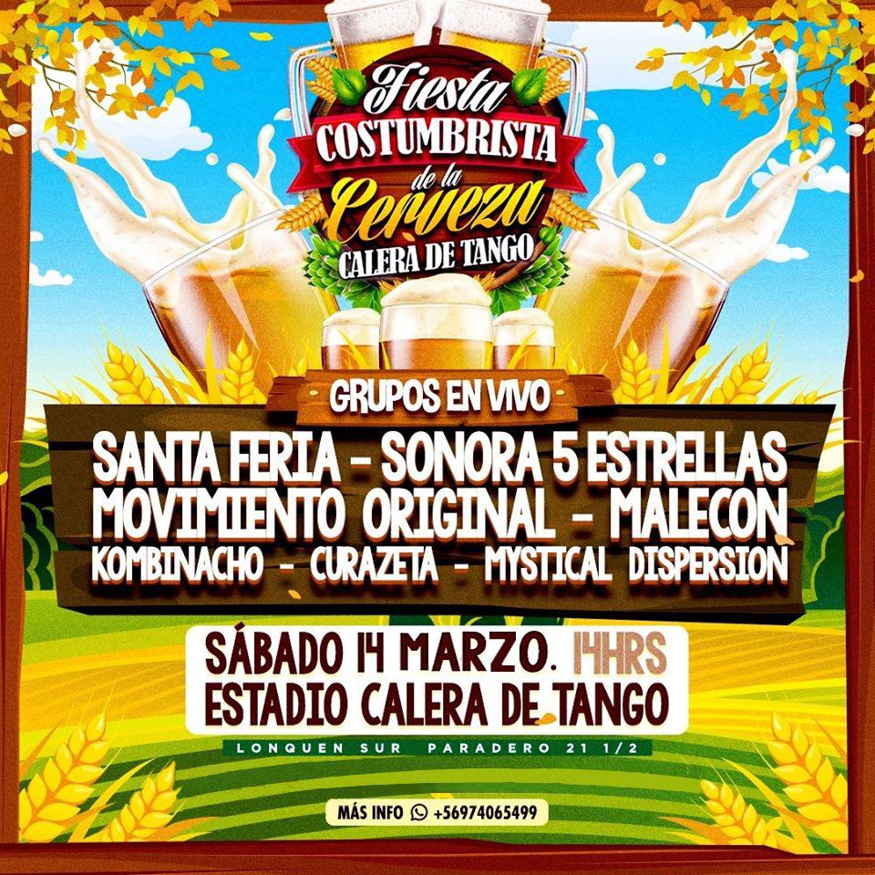 Fiesta Costumbrista de la Cerveza Calera de Tango 2020