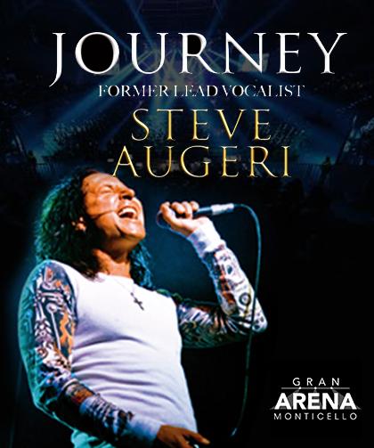 Journey former lead vocalist Steve Augeri en Gran Arena Monticello