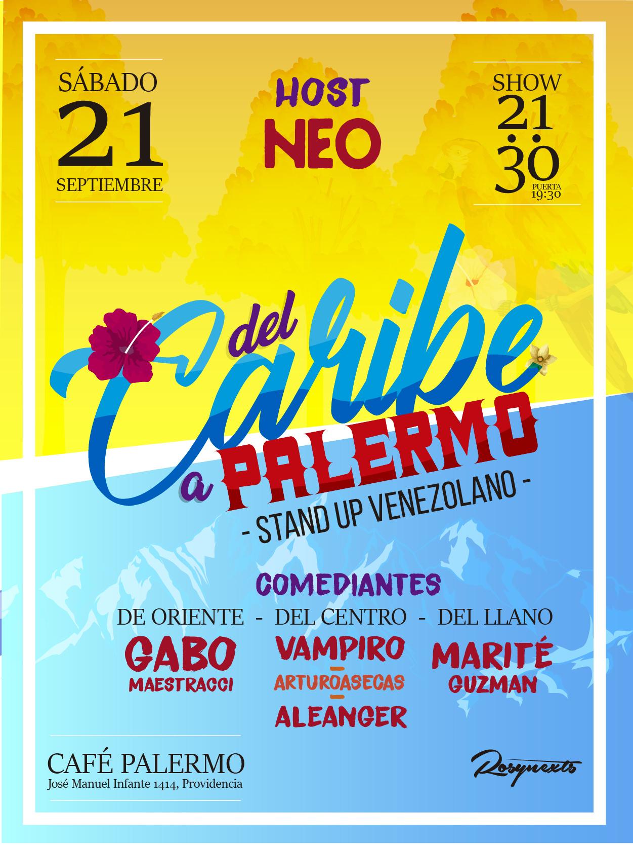 Del caribe a Palermo - Stand Up Venezolano en Café Palermo