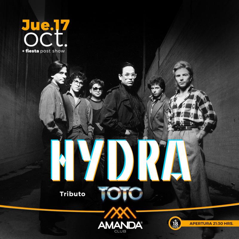 Hydra - Tributo a Toto en Club Amanda