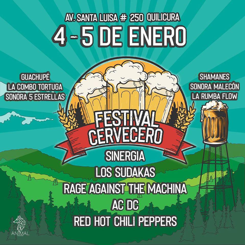 Festival Cervecero Quilicura - Guachupé, La Combo Tortuga y más