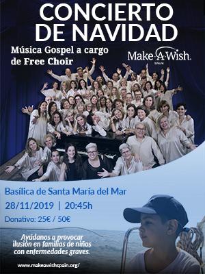 Concierto de Navidad Gospel a beneficio de Make-A-Wish Spain