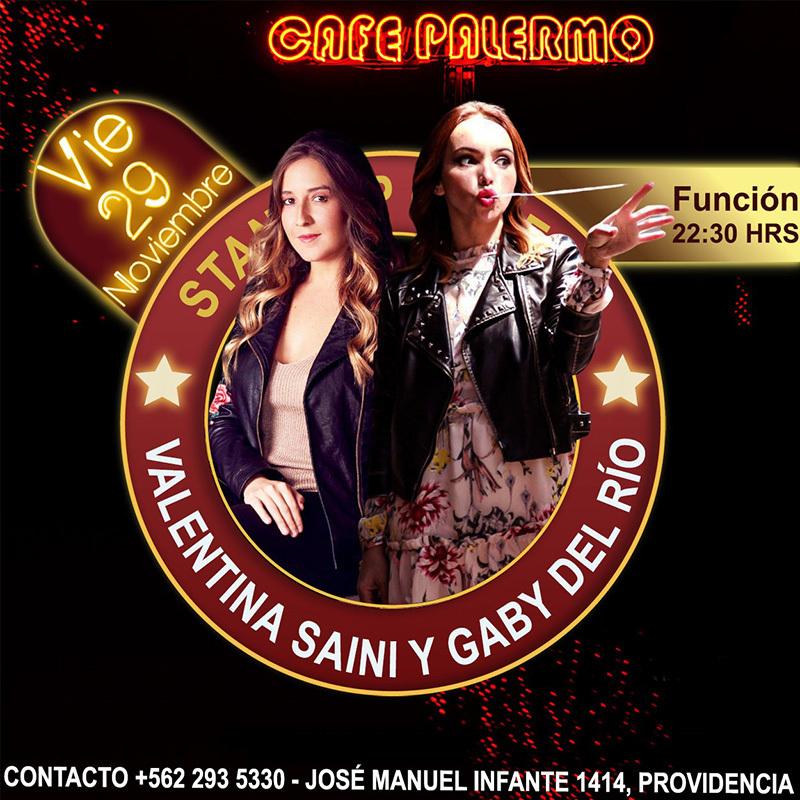Valentina Saini y Gaby de Río - Stand Up Comedy en Café Palermo