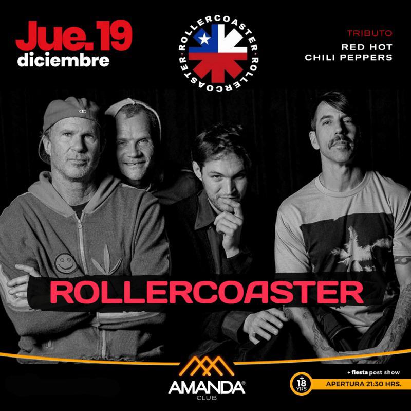 Rollercoaster - Tributo a Red Hot Chili Peppers en Club Amanda