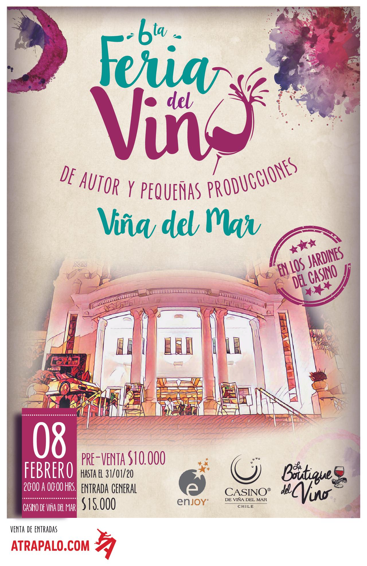 6ta Feria del Vino de Autor - Enjoy Viña del Mar