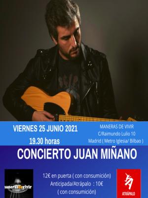 Juan Miñano en concierto 