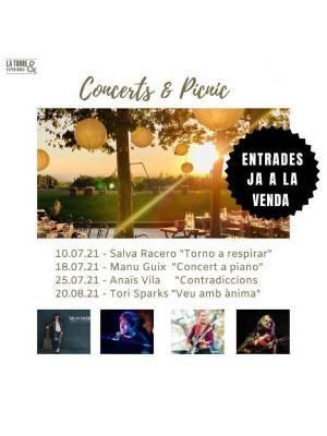 Tori Sparks Concert picnic a la Torre del Gall (Penedès)