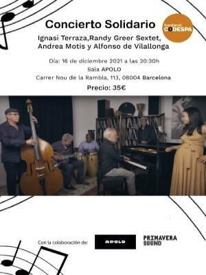 Concierto solidario Ignasi Terraza, Andrea Motis,Alfonso de Vilallonga