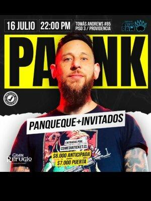 Pank - Sábado 16/07 - 22:00 Hrs - GR Bustamante - Piso 3