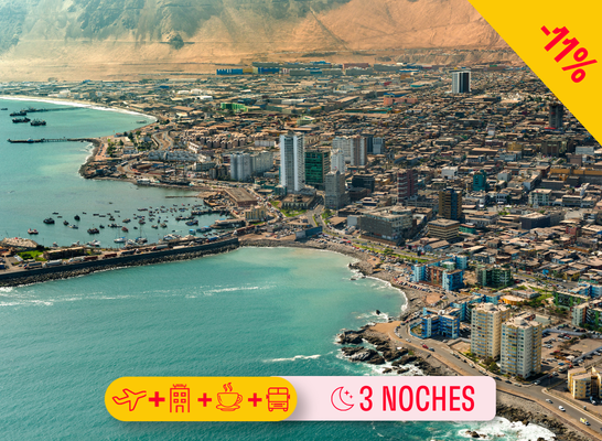 Iquique al sol: Playa extensa, Compras en zona franca y Sabor nortino